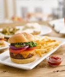 Cheeseburger and Fries
