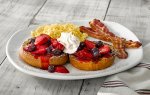 Berry Cinnamon Roll French Toast