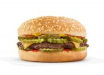 Triple Pickle Burger