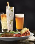 Steak & Lobster with Drinks