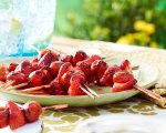 Cherry Tomato and Strawberry Kabobs