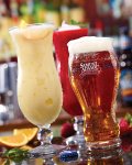 Sam Adams Beer and Colada