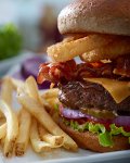 Smokehouse Burger and Fries
