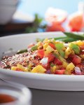 Fresh Salsa on Tilapia