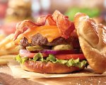 Bacon Pretzel Burger