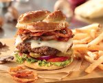 Portabello Pretzel Burger