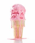 Melting Ice Cream Cone