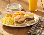 Sausage Biscuit Breakfast